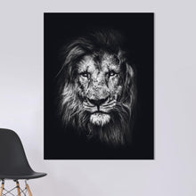Afbeelding in Gallery-weergave laden, Schilderij-Dark Lion No2-PosterGuru
