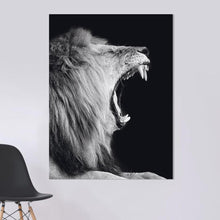 Load image into Gallery viewer, Schilderij-Dark Lion No5-PosterGuru
