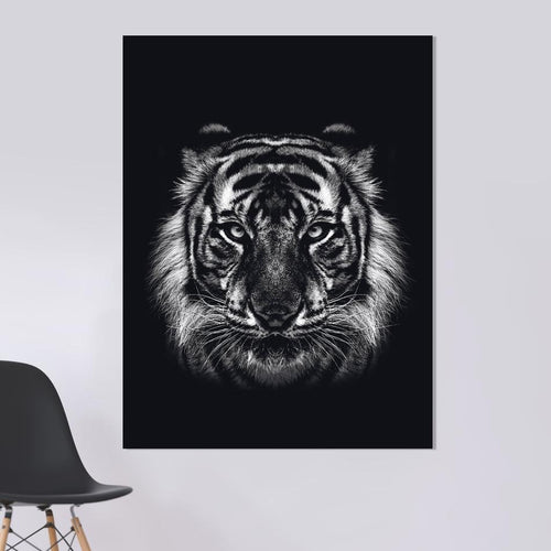Schilderij-Dark Tiger No 1-PosterGuru