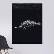 Load image into Gallery viewer, Schilderij-Dark Turtle No1-PosterGuru
