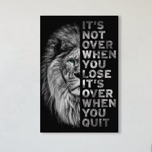 Afbeelding in Gallery-weergave laden, Schilderij-Leeuwenkop It&#39;s Not Over-PosterGuru

