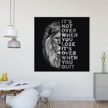Afbeelding in Gallery-weergave laden, Schilderij-Leeuwenkop It&#39;s Not Over-PosterGuru
