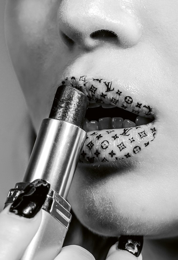Schilderij-LV Lipstick-PosterGuru