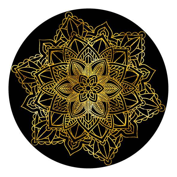 Schilderij-Mandala Goud-PosterGuru