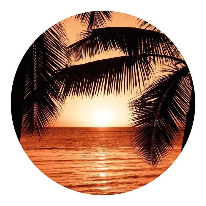 Schilderij-Palm Sunset-PosterGuru