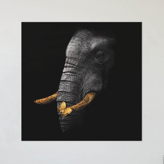 Schilderij Gouden Olifant