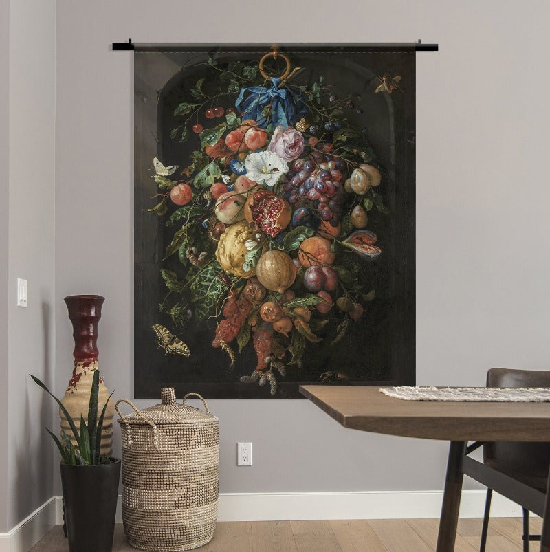 Wandkleed Festoen van Vruchten en Bloemen, Oude Meesters